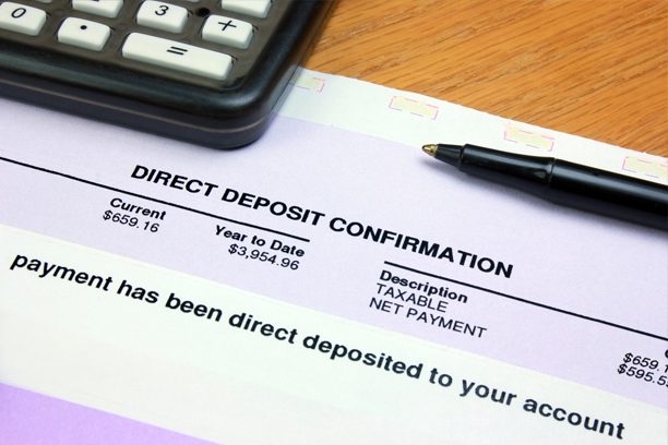 direct deposit debit cards